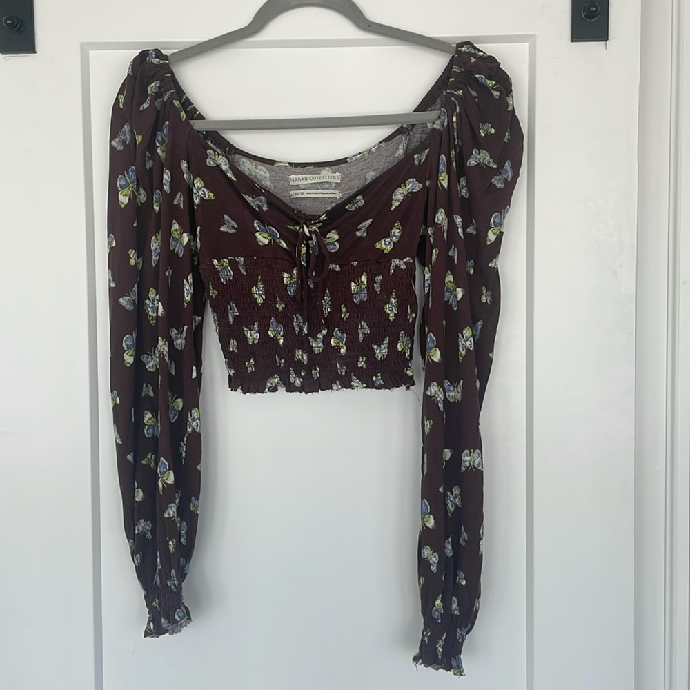 Urban Outfitters Crop Blouse (xs)